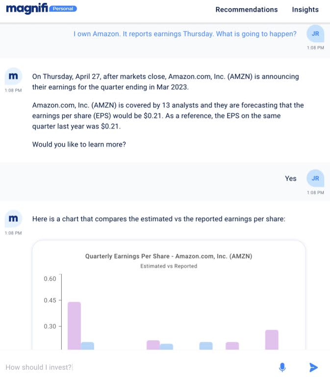 Magnifi AI Investment Analysis Tool