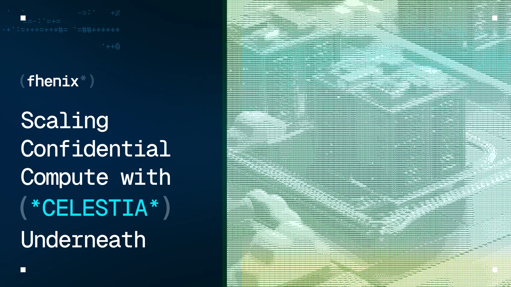 Illustration of Fhenix FHE rollups enabling confidential smart contracts on Ethereum Layer 2, featuring FHE toolkits like Fhenix Rust SDK, TFHE-rs, fhEVM, Zama Concrete, Fhenix Hardhat Plugin for private DeFi and gaming dApps