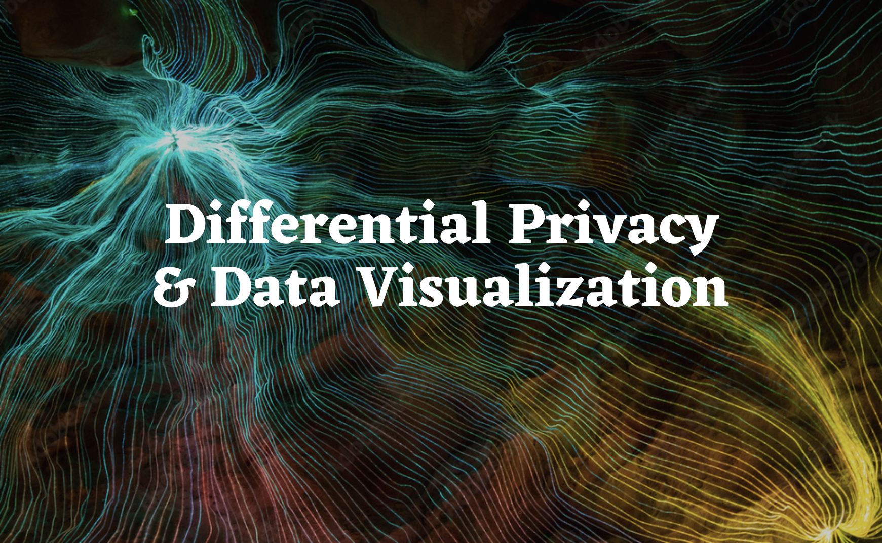 differential privacy FHE visualization