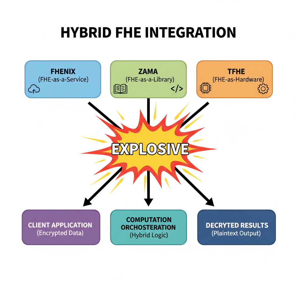 hybrid fhe integration fhenix zama tfhe diagram explosive